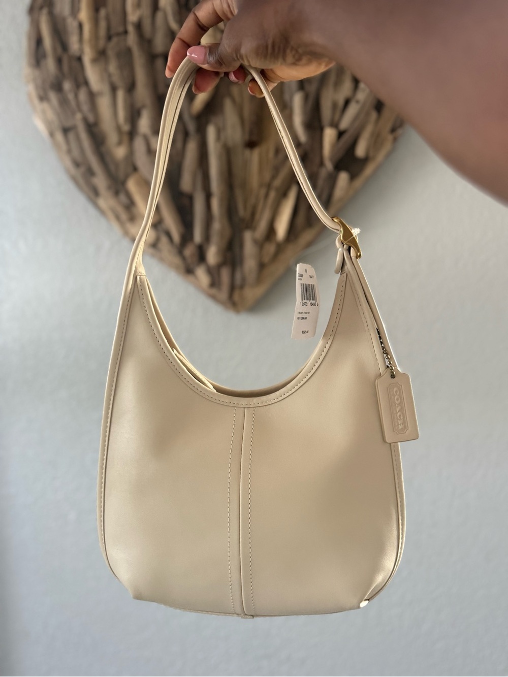 Coach Ivory Ergo Shoulder Bag 33 C2265 NWT